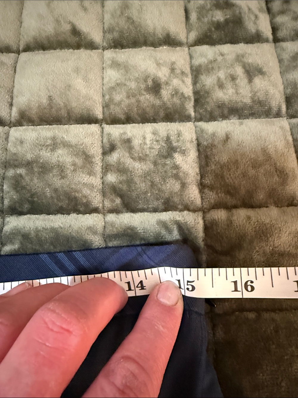 Banana Republic Navy Plaid Pencil Skirt - Picture 8 of 14